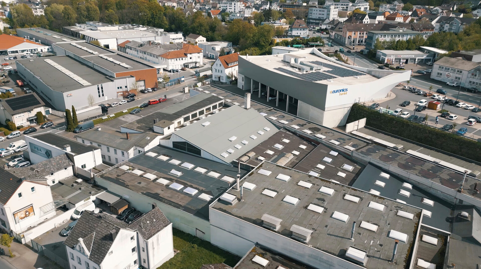 Evotec GmbH vue aérienne – site de production d'Arnsberg