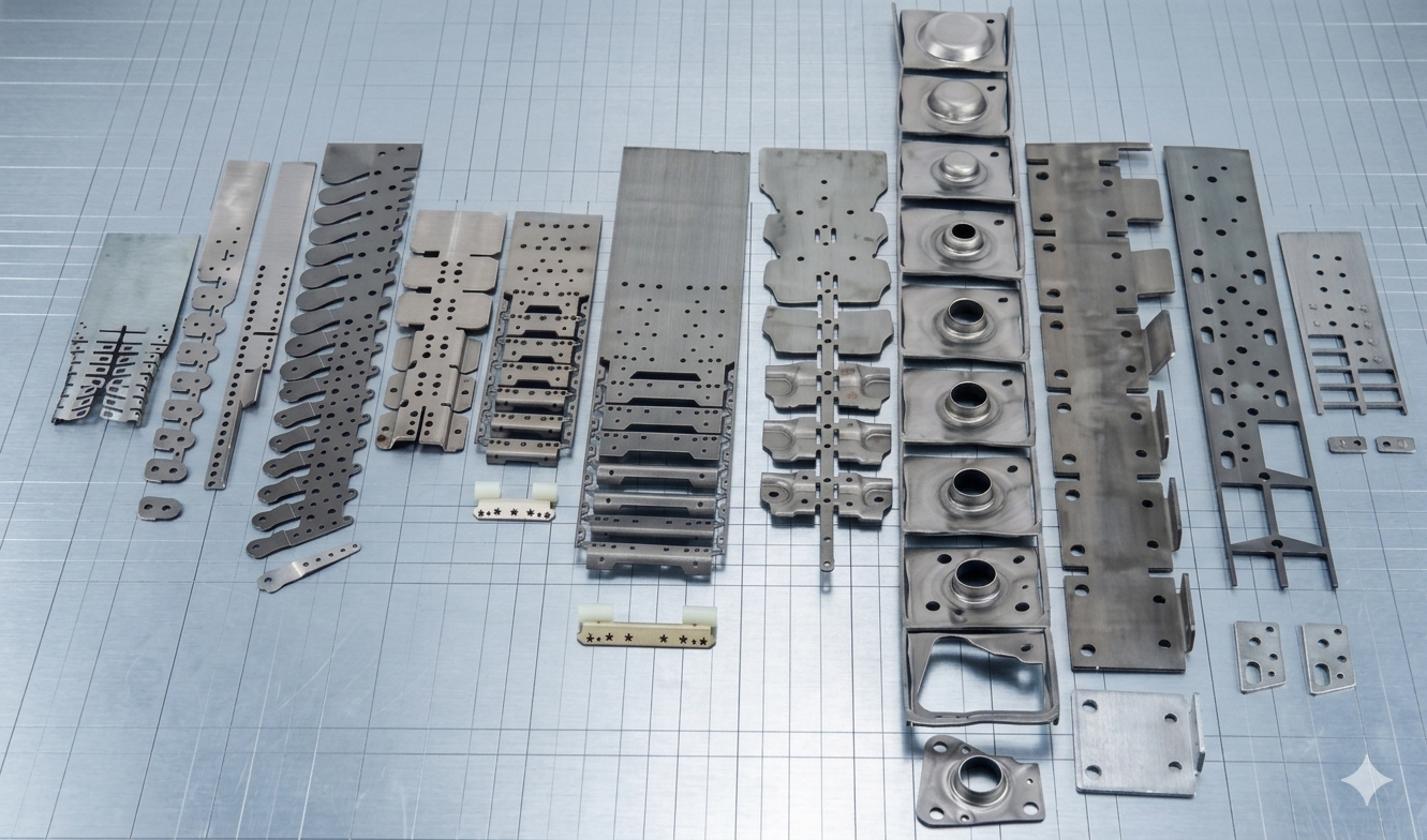 Lohnstanzen – Stanzteile auf Exzenterpressen