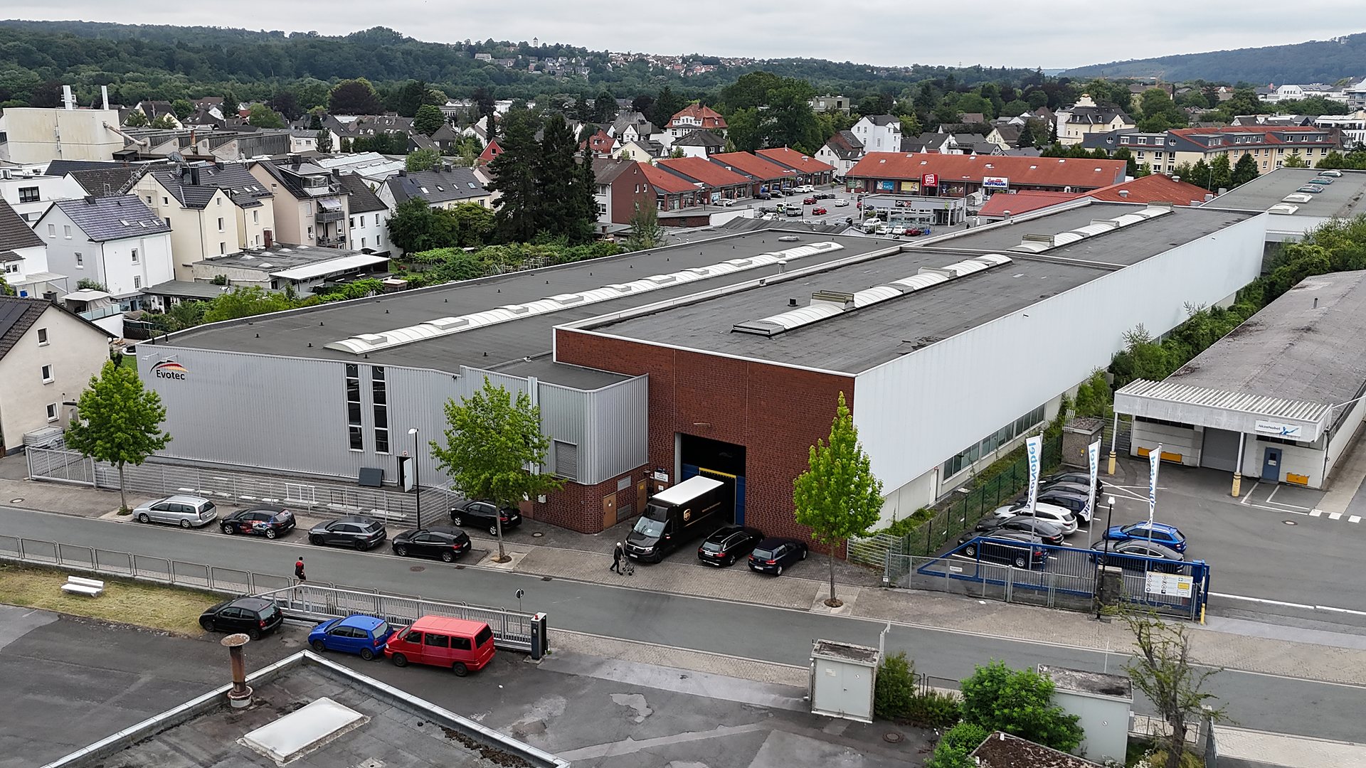 Evotec GmbH zdjęcie lotnicze – zakład produkcyjny w Arnsberg